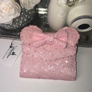 New Disney Parks Pink Loungefly Wallet